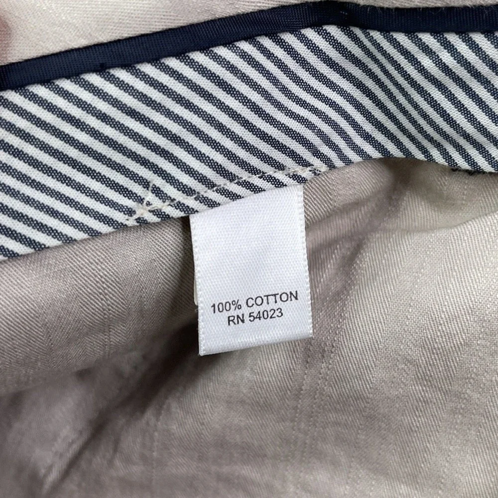 Banana Republic Pants Mens 33x34 Gray Gavin Chino Straight Leg Cotton Business
